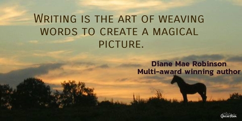writing is the art of weaving words to create a magical picture...