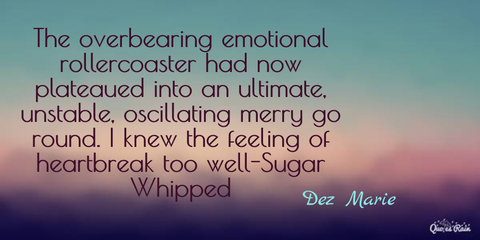 the overbearing emotional rollercoaster had now plateaued into an ultimate unstable...