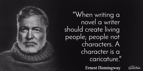 when writing a novel a writer should create living people people not characters a...
