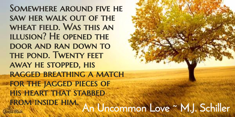 somewhere around five he saw her walk out of the wheat field was this an illusion he...