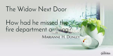 the widow next door how had he missed the fire department arriving...