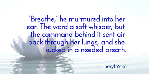 breathe he murmured into her ear the word a soft whisper but the command behind...