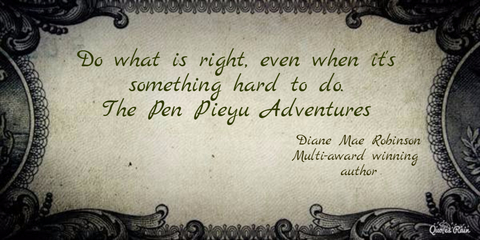 do what is right even when its something hard to do...