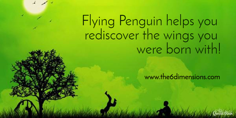 flying penguin helps you rediscover the wings you were born with...