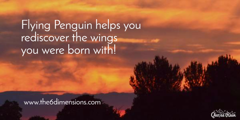 flying penguin helps you rediscover the wings you were born with...