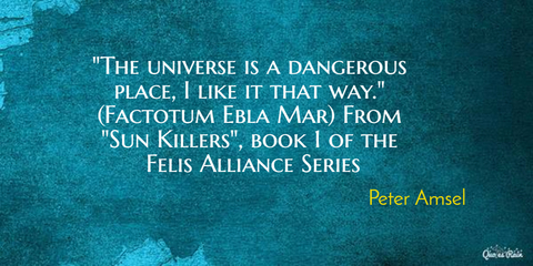 the universe is a dangerous place i like it that way factotum ebla mar from...