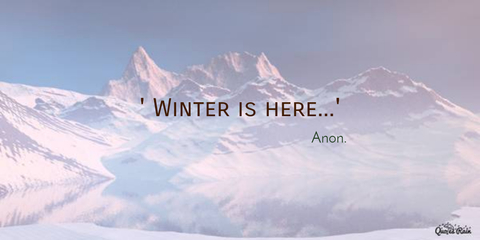 winter is here...