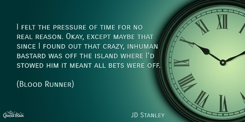 i felt the pressure of time for no real reason okay except maybe that since i found out...