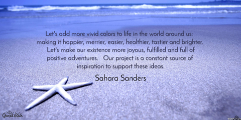 lets add more vivid colors to life in the world around us making it happier merrier...