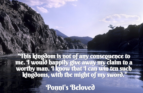 this kingdom is not of any consequence to me i would happily give away my claim to a...