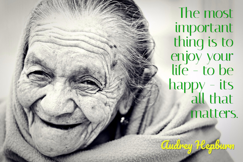 the most important thing is to enjoy your life to be happy its all that matters...