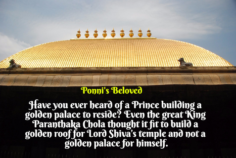have you ever heard of a prince building a golden palace to reside even the great king...