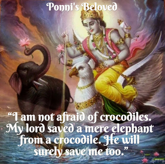 i am not afraid of crocodiles my lord saved a mere elephant from a crocodile he will...