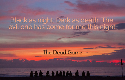 black as night dark as death the evil one has come for me this night...