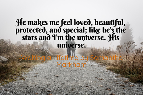 he makes me feel loved beautiful protected and special like hes the stars and...