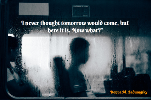 i never thought tomorrow would come but here it is now what...