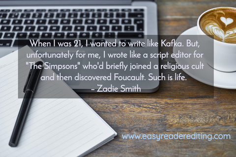 when i was 21 i wanted to write like kafka but unfortunately for me i wrote like a...