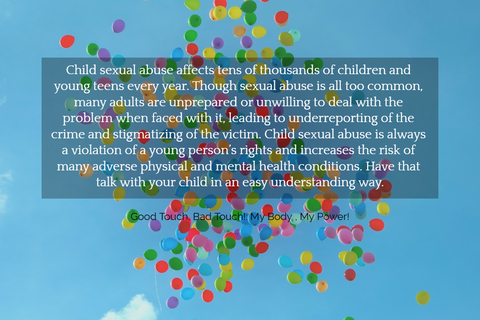 child sexual abuse affects tens of thousands of children and young teens every year...