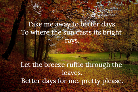 take me away...