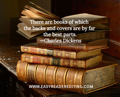 there are books of which the backs and covers are by far the best parts charles...