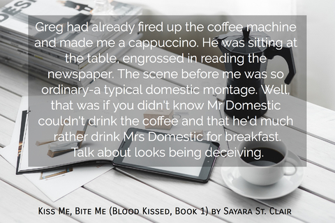 greg had already fired up the coffee machine and made me a cappuccino he was sitting at...