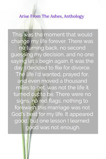 this was the moment that would change my life forever there was no turning back no...