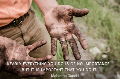 nearly everything you do is of no importance but it is important that you do it...
