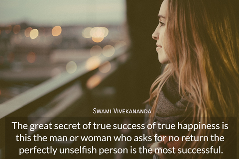 the great secret of true success of true happiness is this the man or woman who asks for...