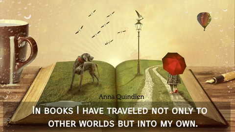 in books i have traveled not only to other worlds but into my own...