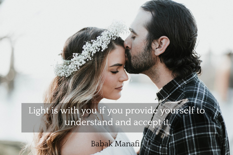 light is with you if you provide yourself to understand and accept it...