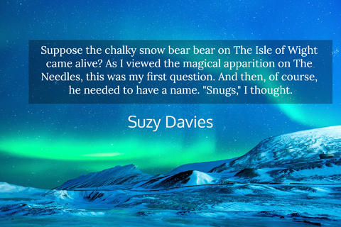 suppose the chalky polar bear on the isle of wight came alive as i viewed the magical...