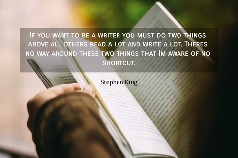 if you want to be a writer you must do two things above all others read a lot and write a...
