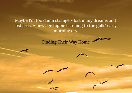 maybe im too damn strange lost in my dreams and lost seas a new age hippie listening...