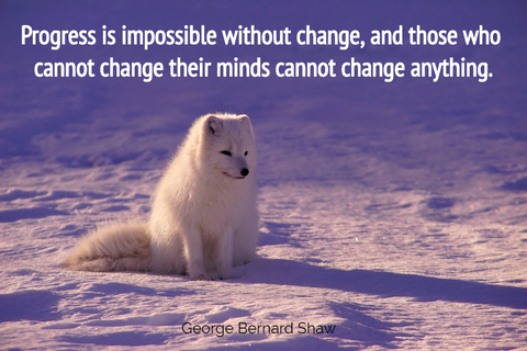 progress is impossible without change and those who cannot change their minds cannot...