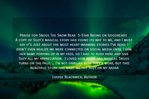 praise for snugs the snow bear 5 star rating on goodreads a copy of suzys magical...
