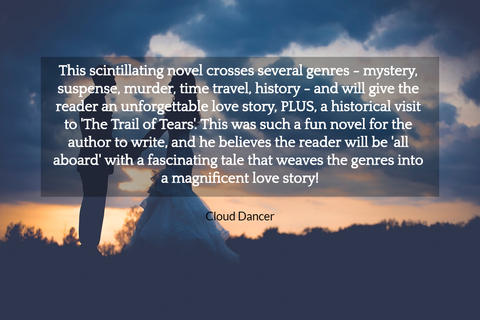 this scintillating novel crosses several genres mystery suspense murder time travel...