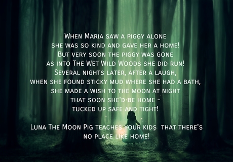 when maria saw a piggy alone she was so kind and gave her a home but very soon the piggy...