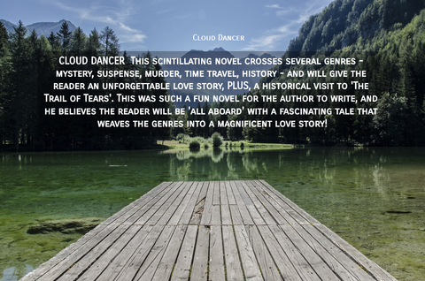 cloud dancer this scintillating novel crosses several genres mystery suspense...