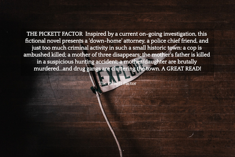 the pickett factor inspired by a current on going investigation this fictional novel...