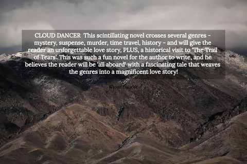 cloud dancer this scintillating novel crosses several genres mystery suspense...