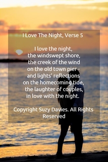 i love the night verse 5 i love the night the windswept shore the creek of the wind...