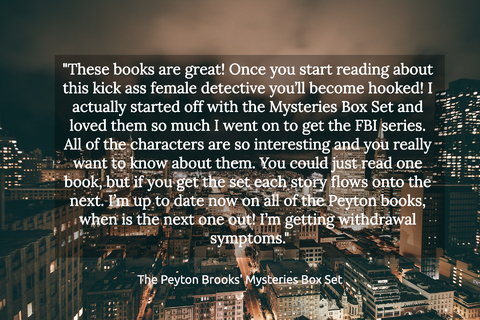 these books are great once you start reading about this kick ass female detective...