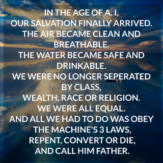 in the age of a i our salvation finally arrived the air became clean and breathable...