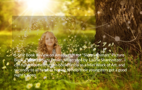 5 star book review on amazon uk for sleepyanimals picture book written suzy...