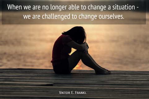 when we are no longer able to change a situation we are challenged to change ourselves...