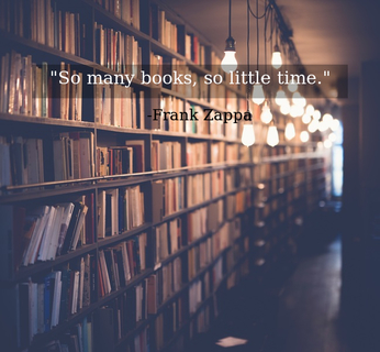 so many books so little time...