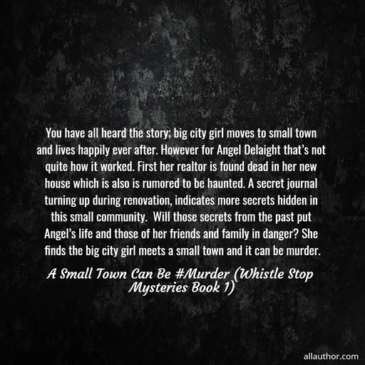 you have all heard the story big city girl moves to small town and lives happily ever...