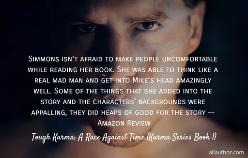 simmons isnt afraid to make people uncomfortable while reading her book she was able...