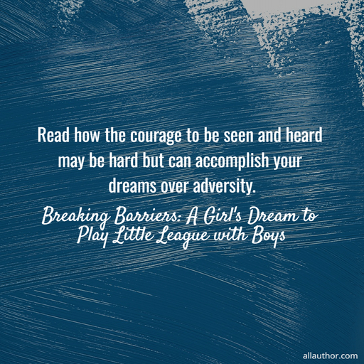  read how the courage to be seen and heard may be hard but can accomplish your dreams over...