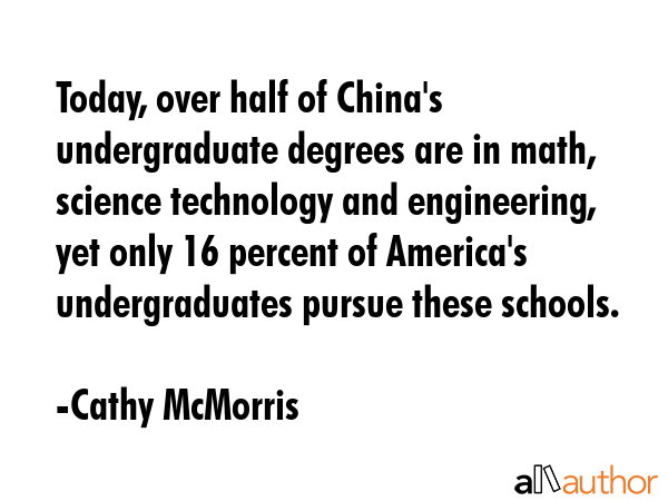 Today, over half of China\